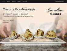 Tablet Screenshot of carrolltonmarket.com